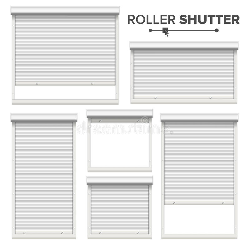 el-rodillo-blanco-shutters-vector-97357643